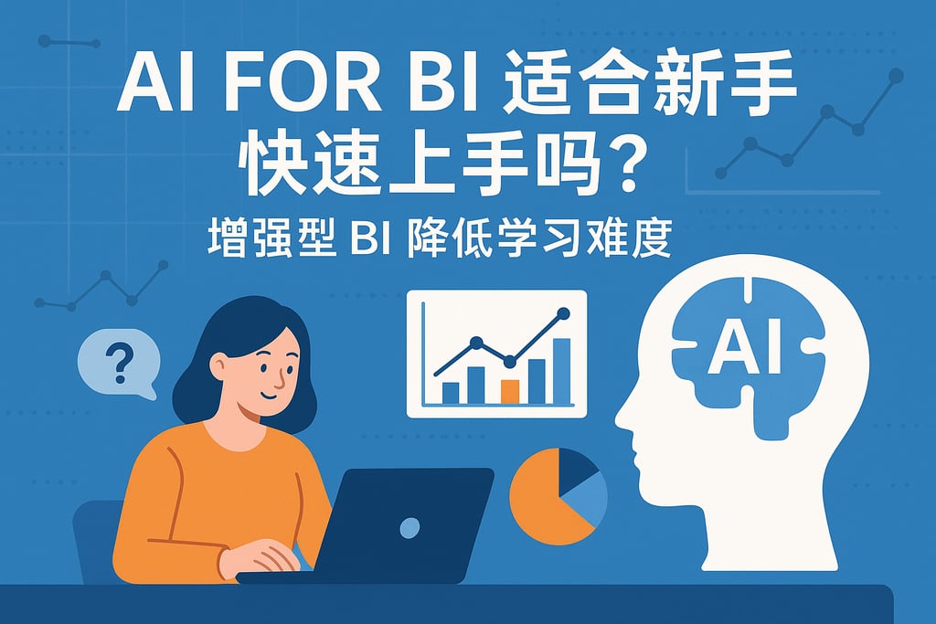 AI For BI适合新手快速上手吗？增强型BI降低学习难度